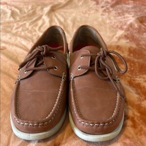 Rocawear Brown Boat Shoes with Moccasin Stitching